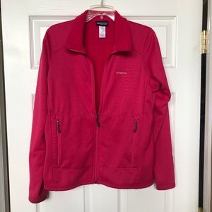 Patagonia pink zip up